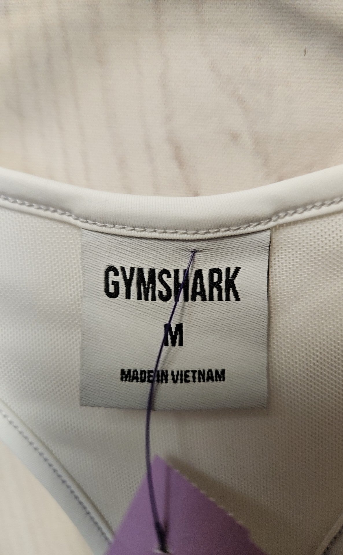 Gymshark Women's Size M White Dress