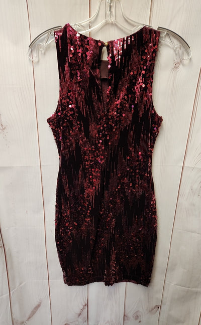 Emerald Sundae Women's Size S Red Sequined Dress