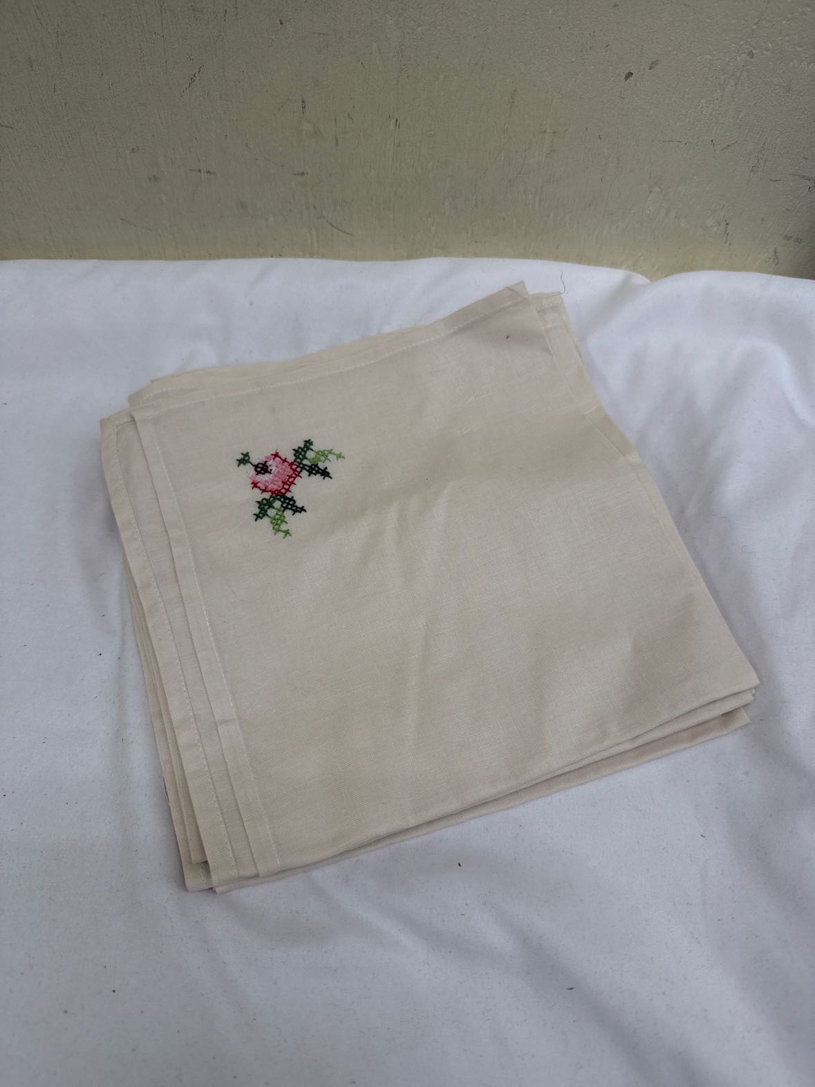 8PCS Embroidered Napkins