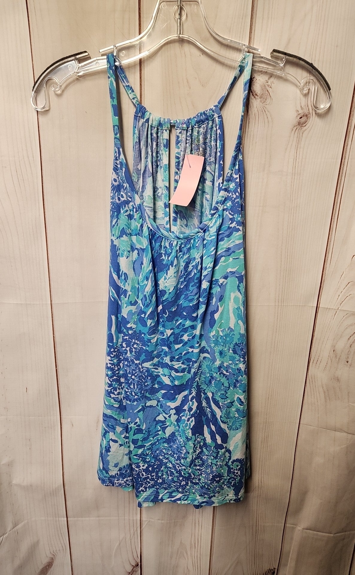 Lilly Pulitzer Women's Size XL Blue Sleeveless Top