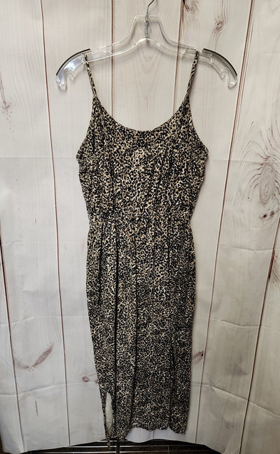 Old Navy Women's Size M Brown Animal Print Dress