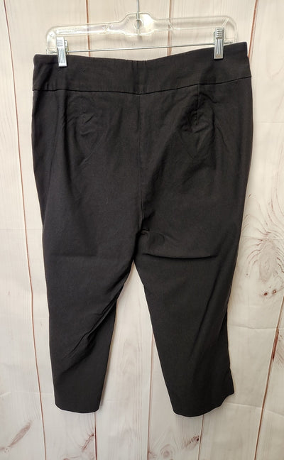 Jones New York Women's Size 1X Black Capris