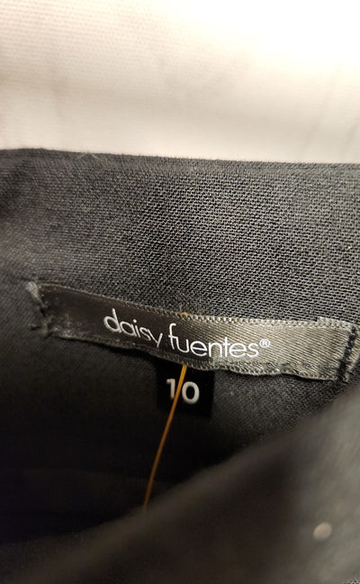 Daisy Fuentes Women's Size 10 Black Skirt