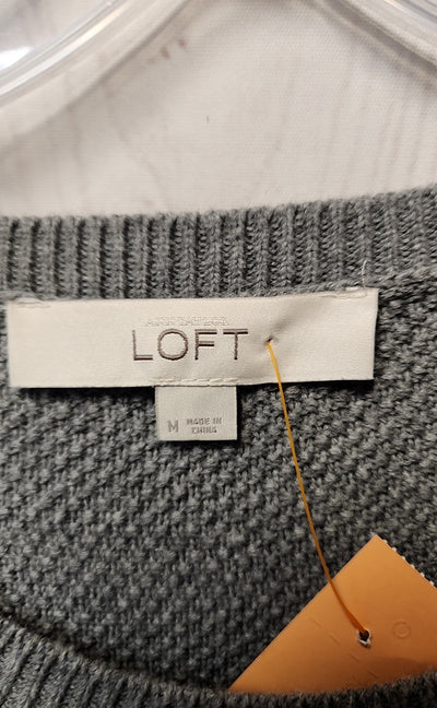 Loft Women's Size M Gray Sweater