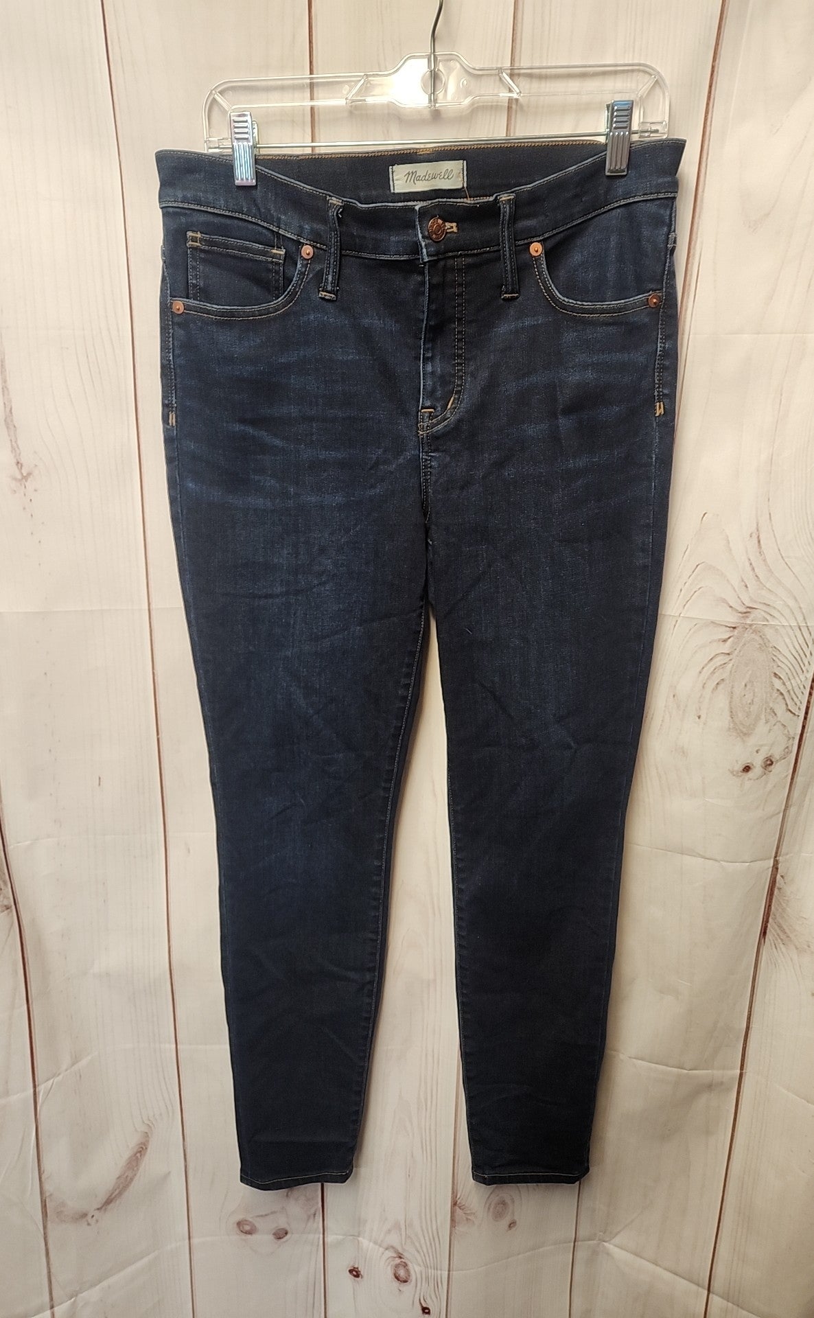 Madewell Women's Size 30 (9-10) Blue Jeans 9" High Rise Skinny