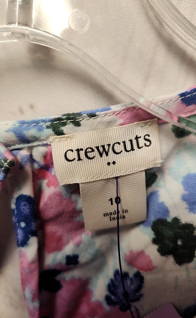 Crewcuts Girl's Size 10 Blue & Pink Dress