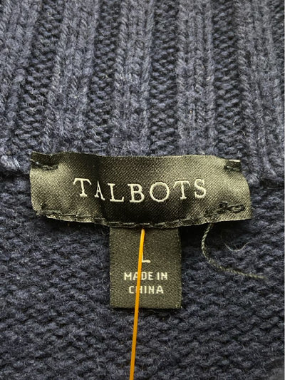 Talbots Women's Size L Navy Sweater