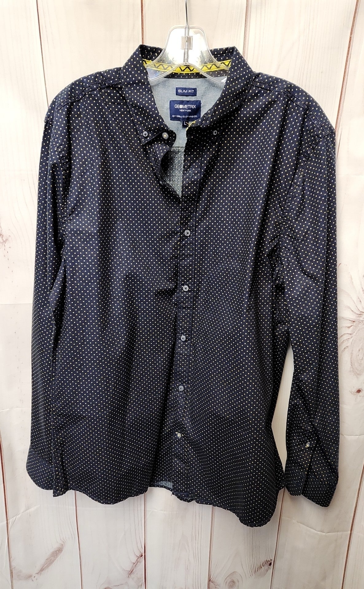 Geometrix Men's Size L Navy Shirt