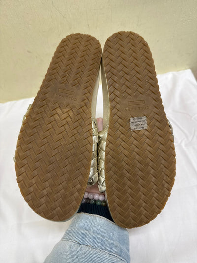 Cole Haan Women's Size 9-1/2 Gold Sandals