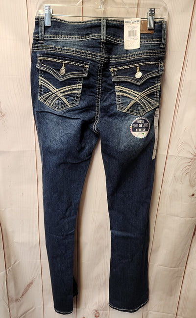 NWT Wallflower Women's Size 29 (7-8) Blue Jeans The Luscious Curvy Fit