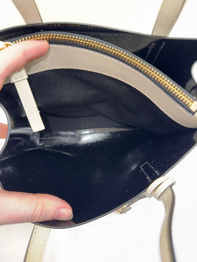 Marc Jacobs Beige Leather Mini Tote Bag