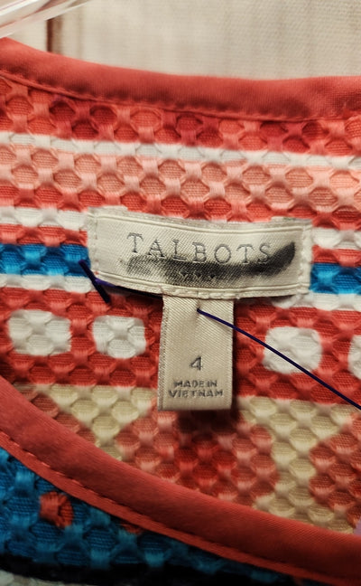 Talbots Women's Size 4 Pink Dress