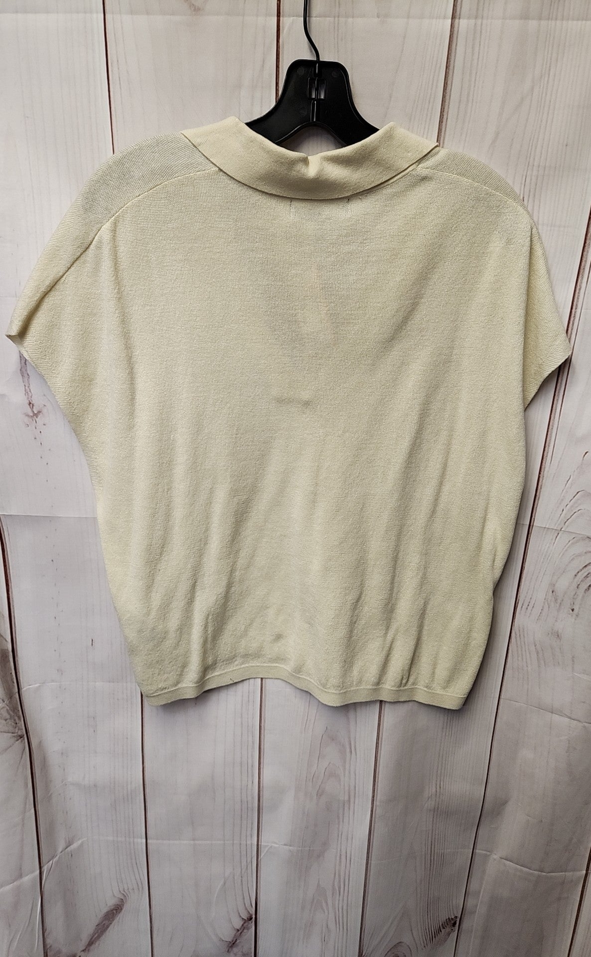 Banana Republic Women's Size S Cream Short Sleeve Top