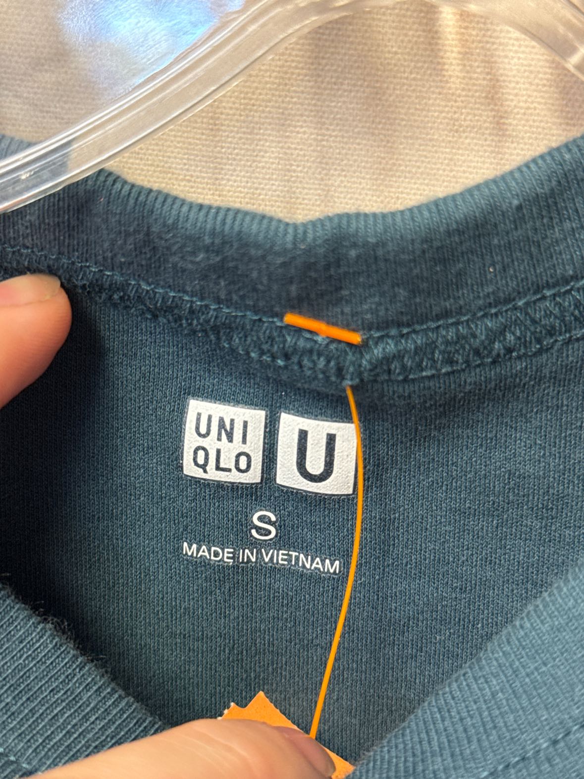 Uniqlo Women's Size S Teal Short Sleeve Top