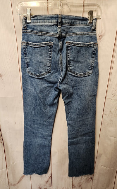 Zara Women's Size 26 (1-2) Blue Jeans The Bootcut