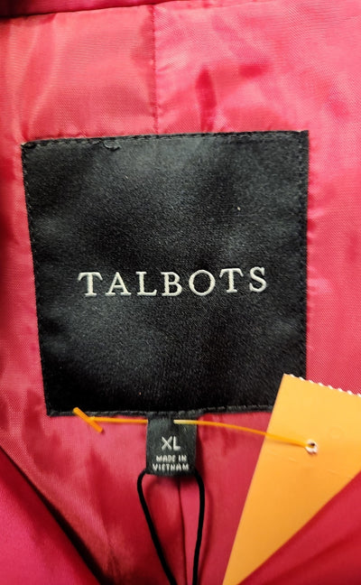 Talbots Women's Size XL Pink Vest