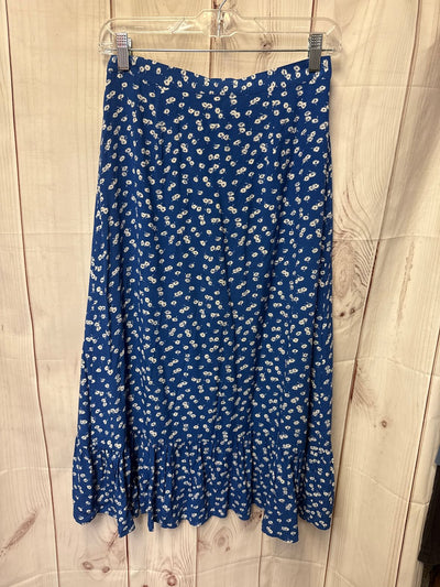 NWT Rails Women's Size M Blue Floral Skirt