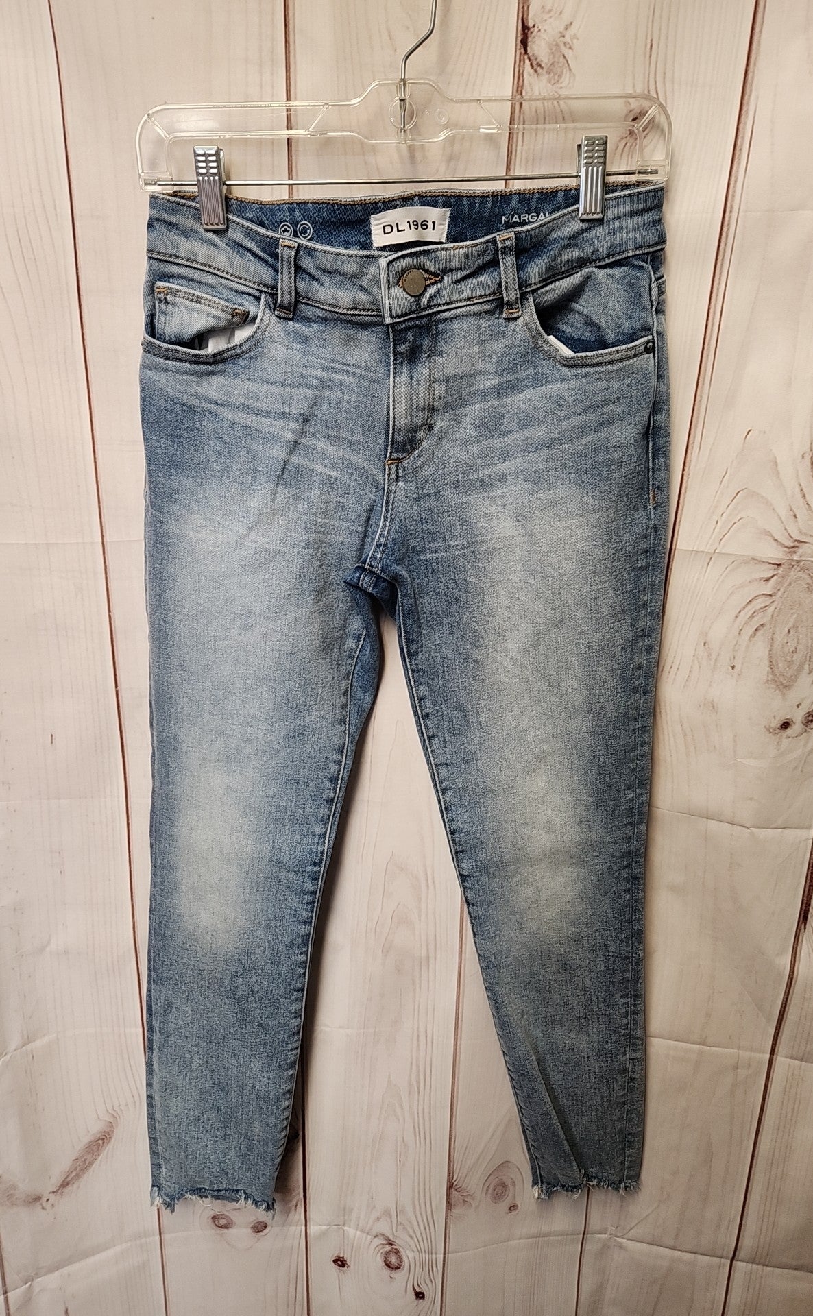 DL 1961 Women's Size 26 (1-2) Blue Jeans Margaux Instasculpt Ankle Skinny