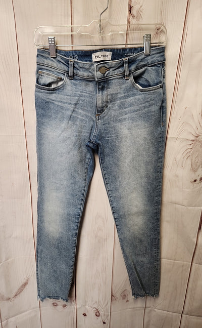 DL 1961 Women's Size 26 (1-2) Blue Jeans Margaux Instasculpt Ankle Skinny