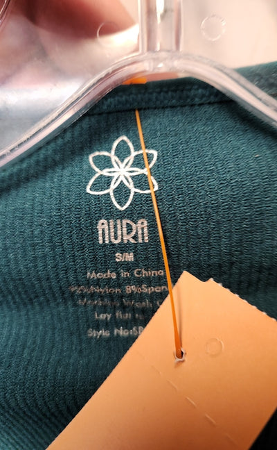 Aura Women's Size Small/Medium Green Bodysuit