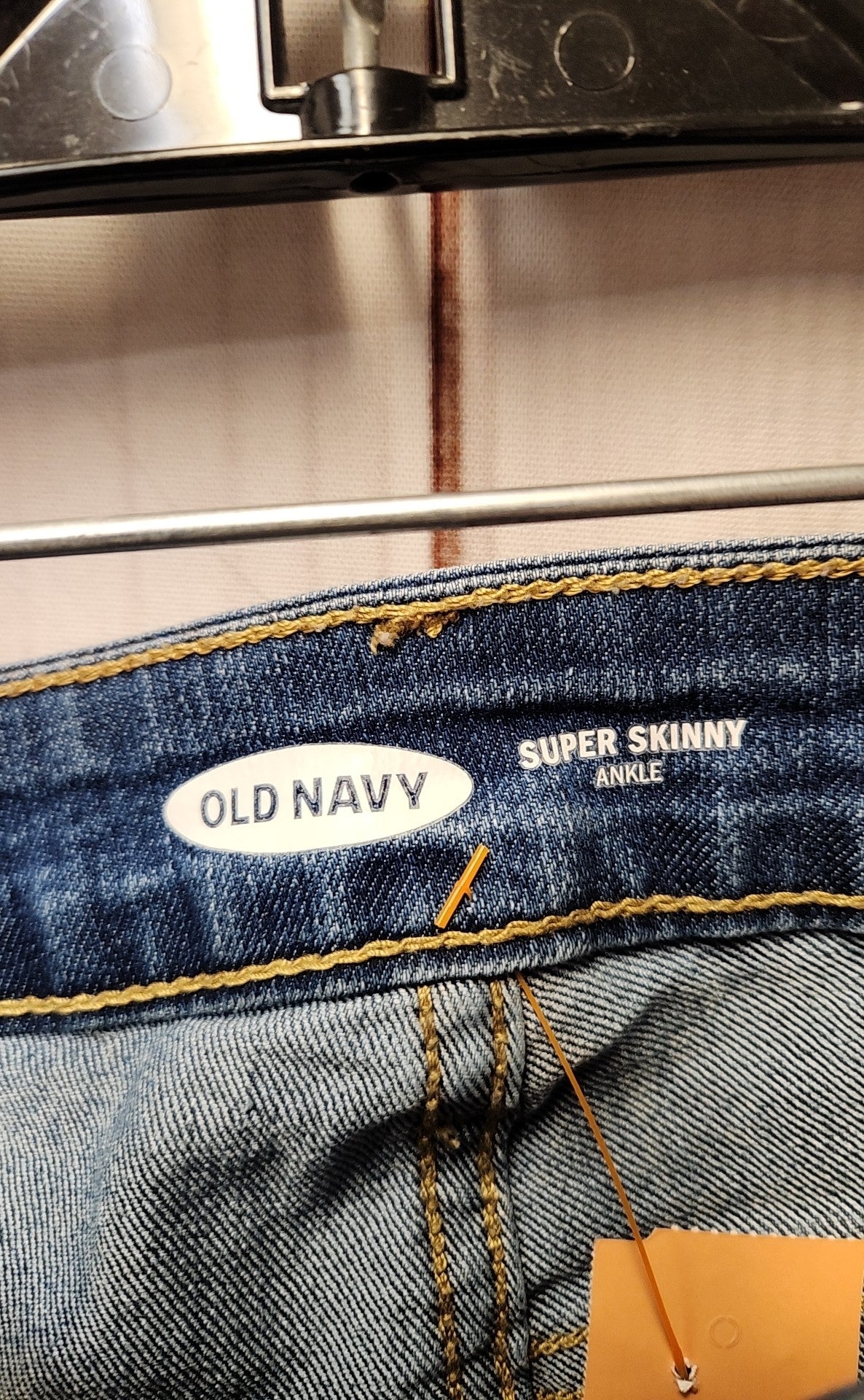 Old Navy Women's Size 28 (5-6) Blue Jeans Super Skinny Ankle