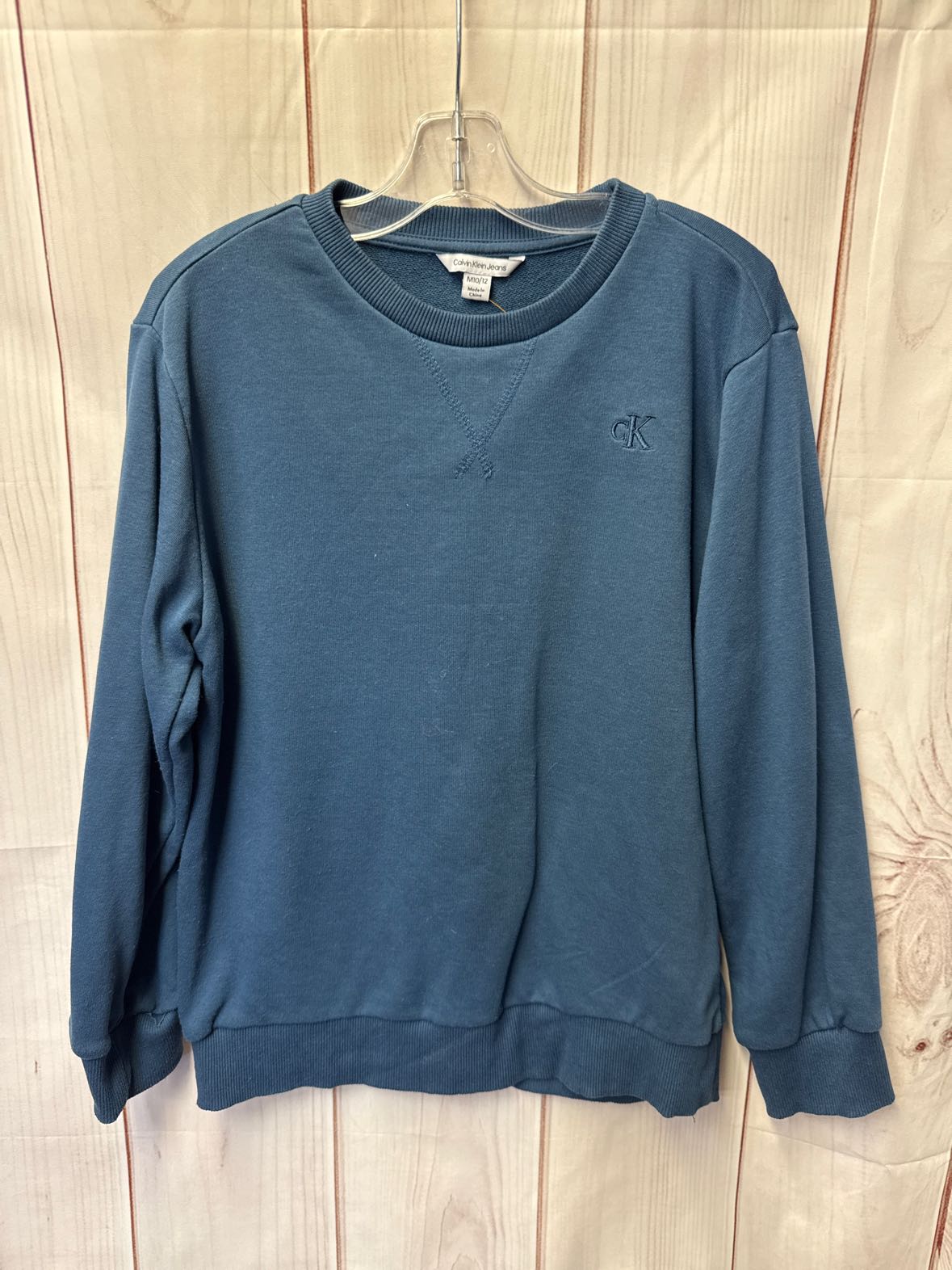 Calvin Klein Boy's Size 10/12 Blue Sweatshirt