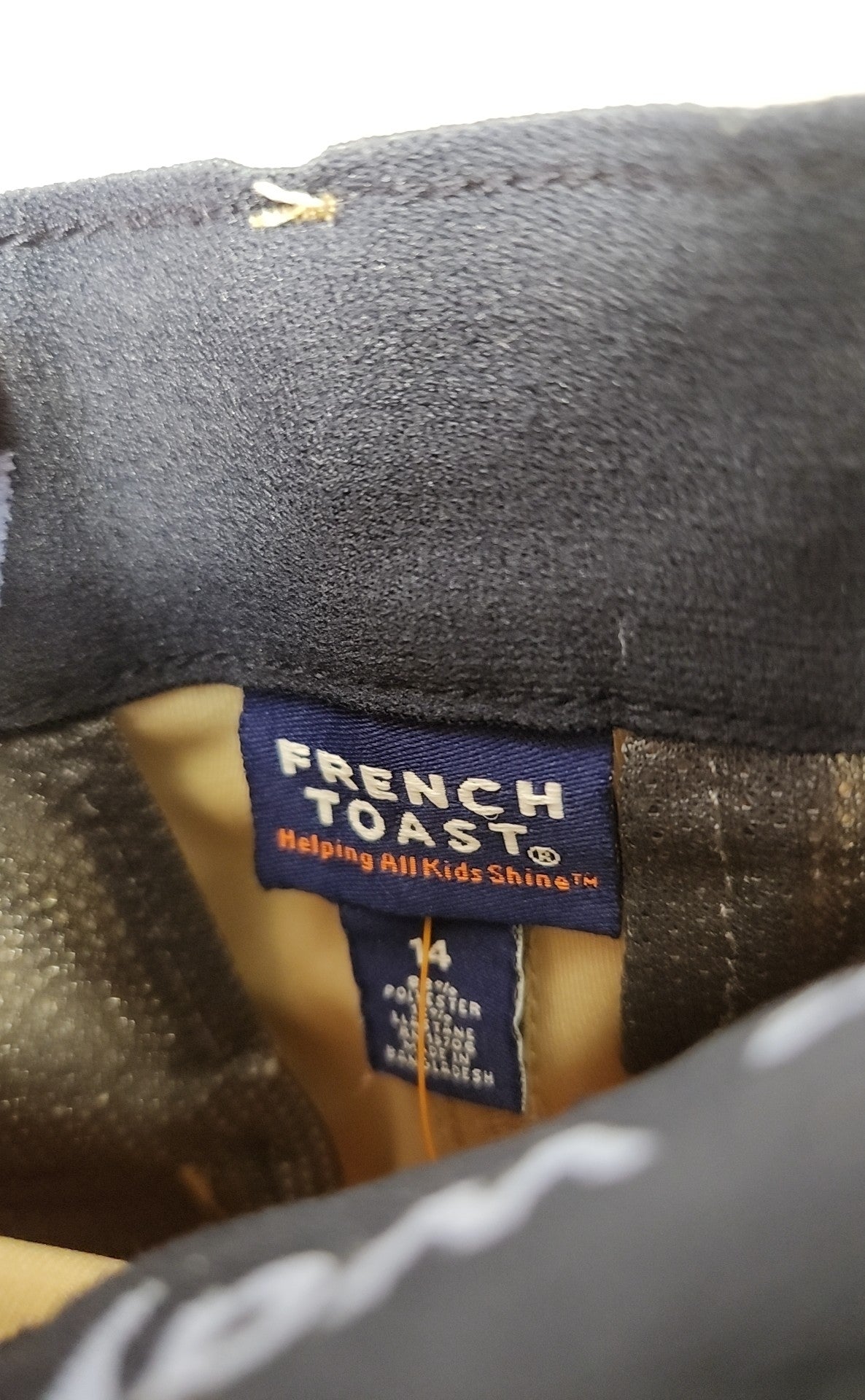 French Toast Boy's Size 14 Tan Pants