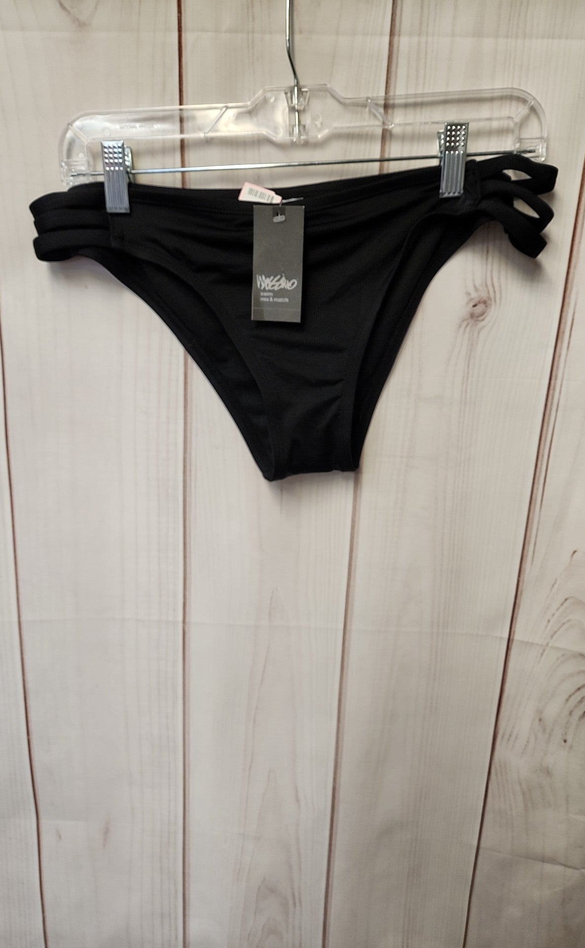 NWT Mossimo Women's Size L Black Swim Bottom