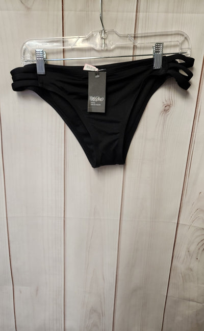 NWT Mossimo Women's Size L Black Swim Bottom