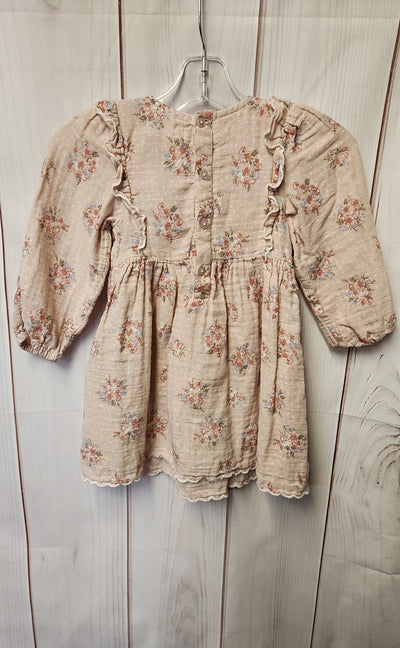 Primark Girl's Size 18-24 Months Peach Dress