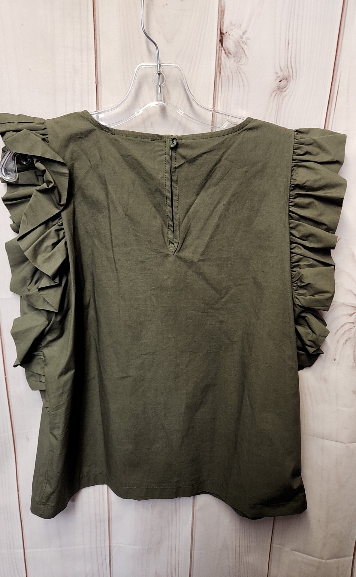 Chepe Italy Women's Size S Olive Green Sleeveless Top
