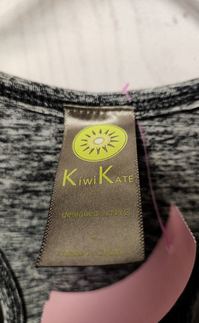 Kiwi Kate Women's Size L Black Active Top
