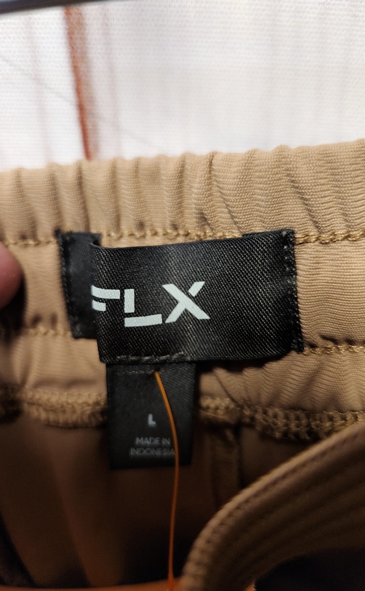 FLX Men's Size L Tan Pants