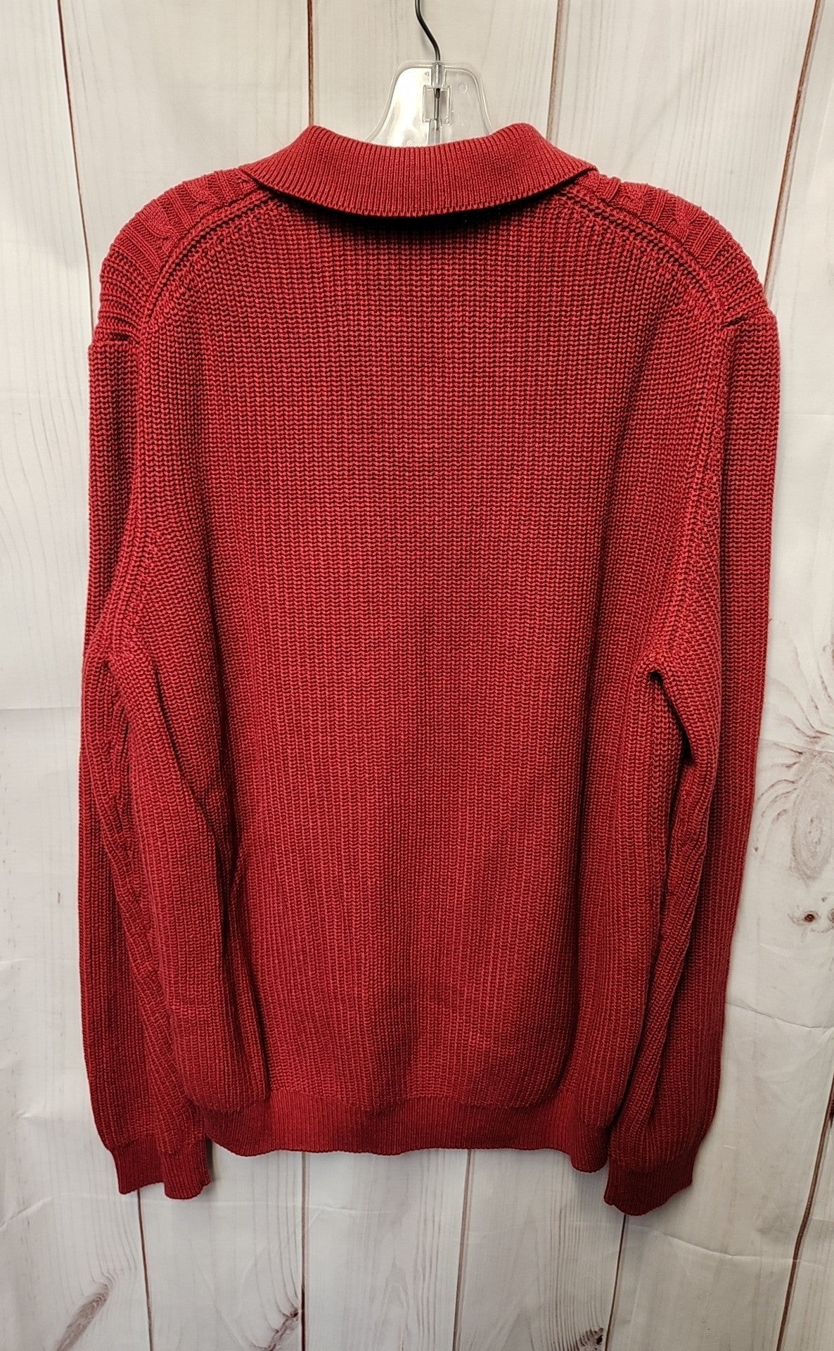 Paul Fredrick Men's Size L Red Sweater