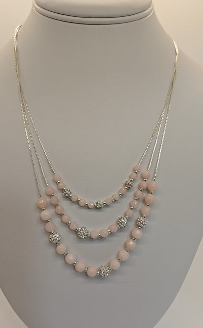 Pink Beaded Necklace
