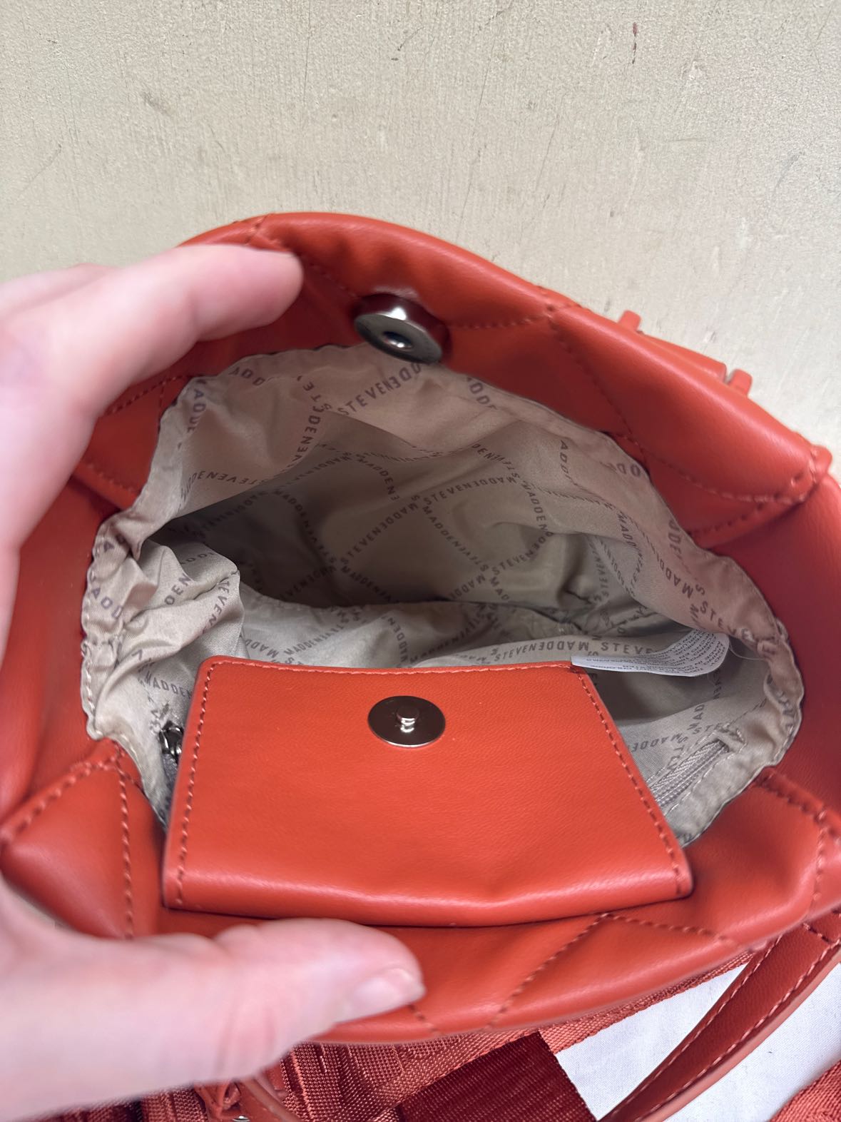 Steve Madden Orange Purse Bag