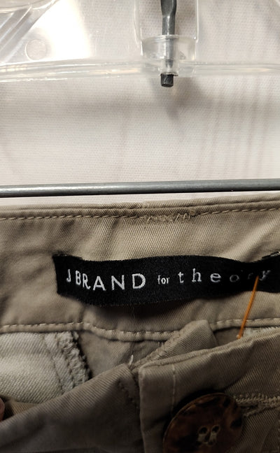 NWT J Brand Women's Size 26 (1-2) Olive Green Pants Inez Low Rise Slim Fit Chino