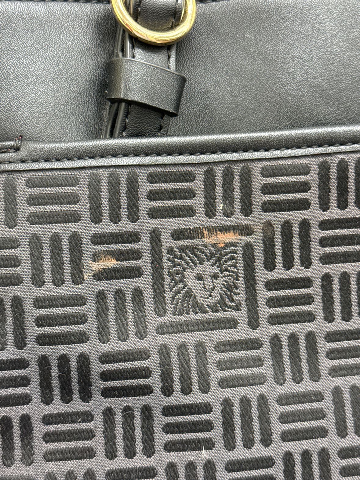 Anne Klein Black Tote Bag AS IS - marks on front