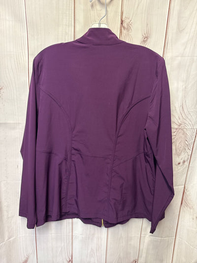 Chico's Women's Size 2 = US L Purple Jacket