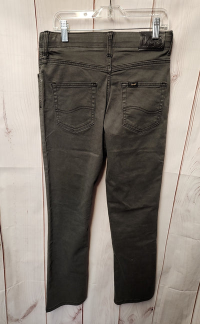 NWT Lee Boy's Size 14 Green Pants Slim Fit