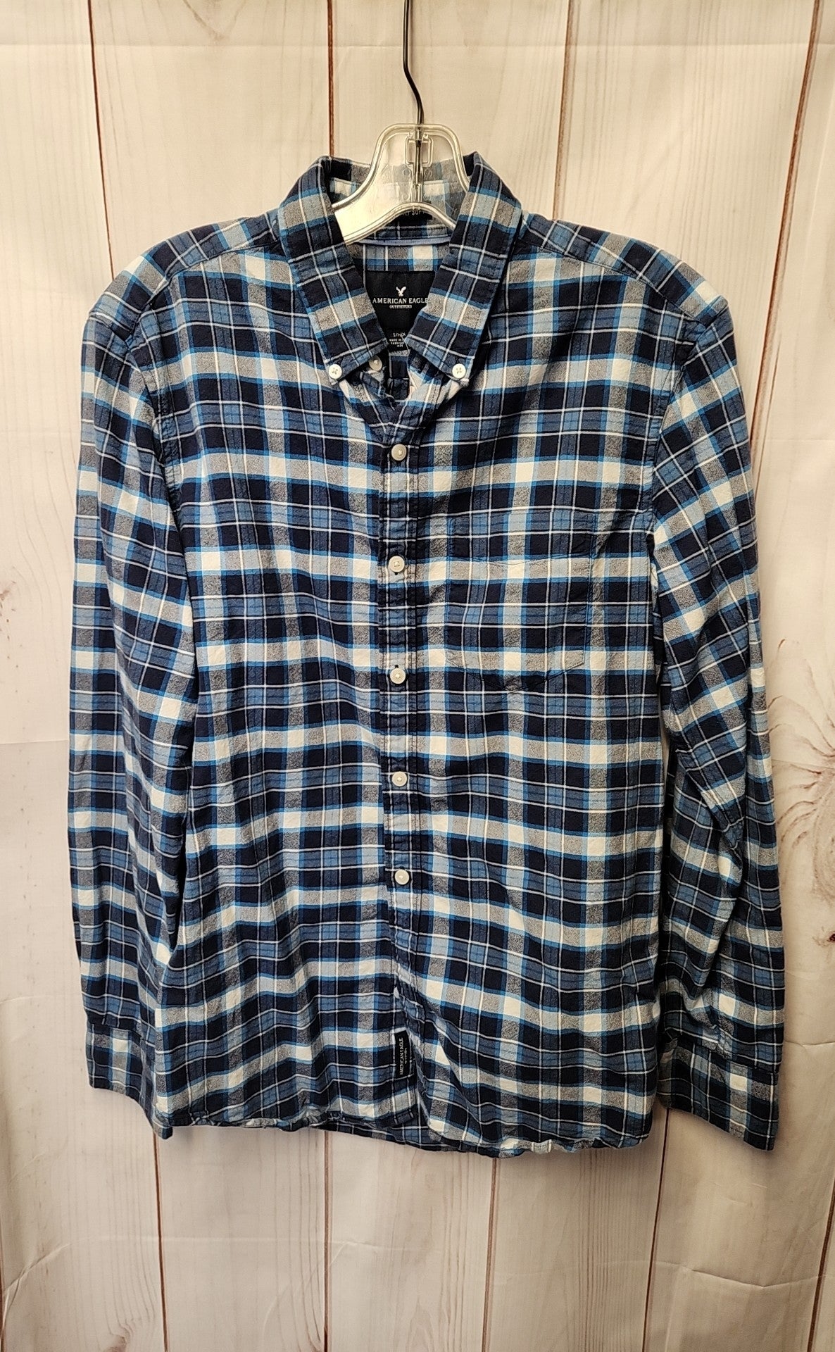 American Eagle Men's Size S Blue Shirt