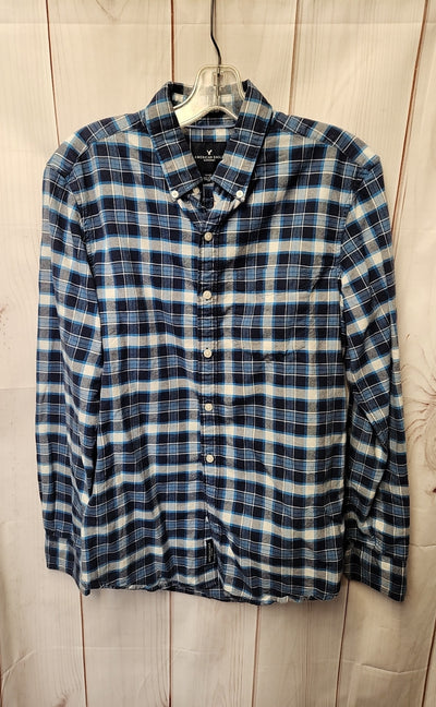 American Eagle Men's Size S Blue Shirt