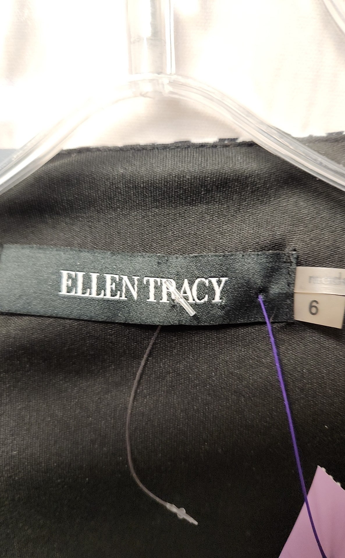 Ellen Tracy Women's Size 6 White & Black Dress