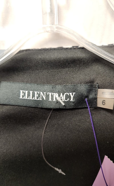 Ellen Tracy Women's Size 6 White & Black Dress