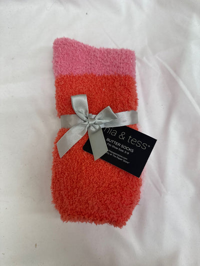 Mia & Tess Size One Size Pink Socks