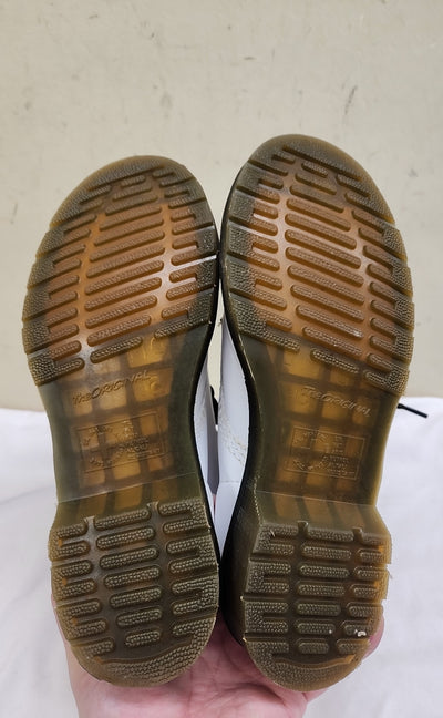 Dr Martens Women's Size 7 White Boots Shoes