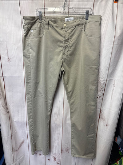 AG Adriano Goldschmied Men's Size 38x34 Beige Pants