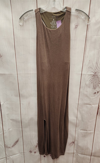 Klassy Network Women's Size S Brown Dress