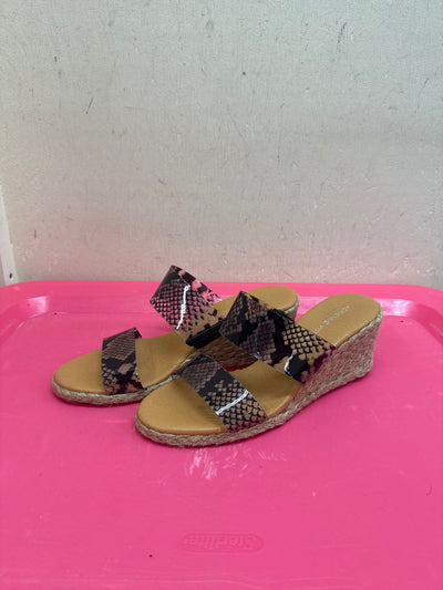 Adrienne Vittadini Women's Size 7 Brown Sandals