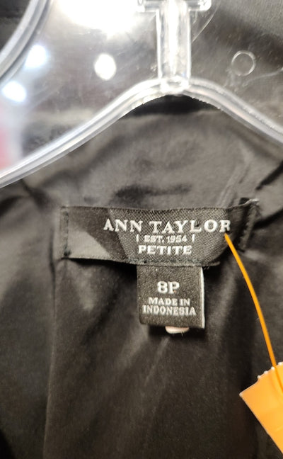 Ann Taylor Women's Size 8 Petite Black Blazer